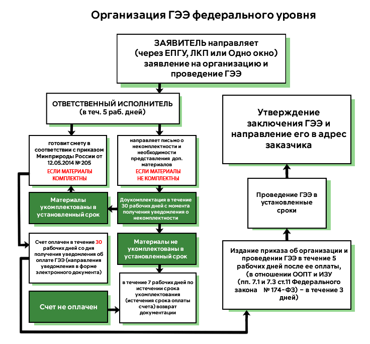 Организация ГЭЭ федерального уровня